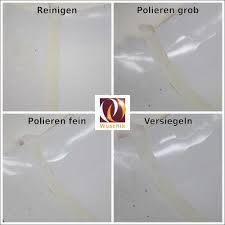 Zunächst wird die zu bearbeitende fläche mit hilfe von spiritus oder auch alkohol sowie schleifpapier gründlich von staub, schmutz und unebenheiten befreit. Set Oberflachenpflege Fur Acryloberflachen Gfk Gelcoat Polieren