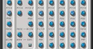 User Programmable Drum Synth Create Your Own Sounds Using Parameters Like Body Decay Noise Mod Etc Velocity Sensitive Led In Instruments Drums Synth