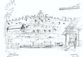 Karena kemegahan dan keagungannya ini, candi yang dibangun di abad ke 8 telah ditetapkan oleh unesco sebagai salah satu warisan kebudayaan dunia. Sketsa Pemugaran Candi Borobudur 1983