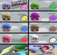 Kirby is the starting character, but king dedede and meta knight , as well as different color variations of these characters, are unlocked by ticking certain boxes in the checklist. Mods Kirby Air Ride