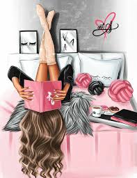 Pin By Taliha Tariq On Illustrazioni In 2020 Fashion Art Prints Cute Girl Wallpaper Girls Cartoon Art