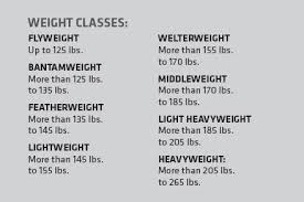 Find out what the different weight classes are and why they are categorised by weight! Ufc Weight Classes Working With Grace