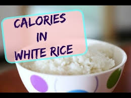 Calories In Rice Calorie Chart 1 Youtube