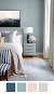 Grey Modern Bedroom Colour Combination
