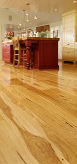 Engineered wood flooring uses boards that are made of layers rather than solid wood. Wide Plank Hickory Flooring Nature S Toughest Wood By Carlisle