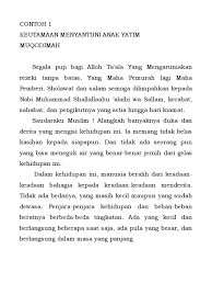 Pbnu mengimbau surat ini dibacakan dalam apel hari santri yang digelar. Pidato Menyayangi Anak Yatim Penggambar