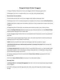 Malaysia adalah kerajaan federal di asia tenggara yang terletak di semenanjung malaka dan sebagian di kalimantan timur dan penduduknya mayoritas. Pengaruh Islam Di Asia Tenggara