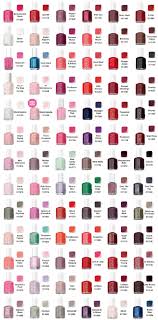 Essie Color Chart Essie Colors Essie Nail Polish How