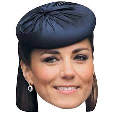 Cardboard Celebrity Masks of Kate Middleton-Lifesize Celebrity Cutouts
