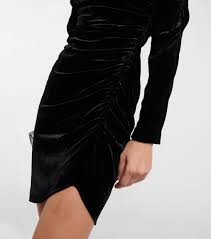 Toki velvet minidress in black - Veronica Beard | Mytheresa