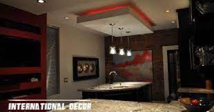 Another common kitchen ceiling idea id the tray ceiling. Top Catalog Of Kitchen Ceiling Designs Ideas Gypsum False Ceiling Part 1