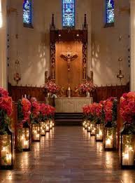 Decor for church wedding ceremony. Pin On My Wedding Plans