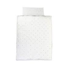 100% coton, douceur et confort garantis. Housse De Couette Taie 100x140 Cm Pois Dores Orchestra Fr