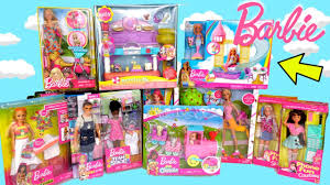 Barbie in a mermaid tale. New Vs Old Barbie Dolls Chelsea Mermaid Castle With Slide And Pool Youtube