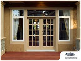 Obscuring the gap above the french doors with a bamboo blind. Sliding Vs French Patio Doors What S Best For Your Home