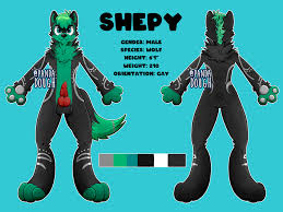 Wolf Reference Sheet with Thick Knot by PandaDough 