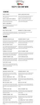 Check spelling or type a new query. Fuzzy S Taco Shop Rogers Menu And Reviews Nwa Food