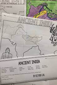 Students Will Label And Color A Map On Ancient India To Help Them Visualize And Retain The Location Of The Indus Ancient India Map Map Activities Ancient India