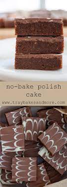 Feb 17, 2019 · banana cake recipe | how to make easy eggless banana cake recipe with detailed photo and video recipe. No Bake Polish Cake Traybakes More Cake Baking Recipes Chocolate Traybake Tray Bake Recipes