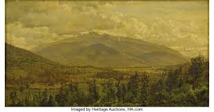 American School 19th Century White Mountain Landscape Oil On Lot 23119 Heritage Auctions
