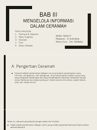 Check spelling or type a new query. Bab Iii Teks Ceramah Pdf