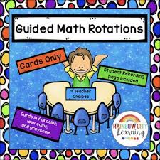 Guided Math Rotation Cards Guided Math Rotations Guided Math Math Rotations