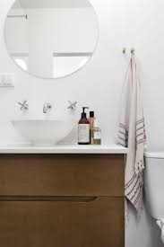 Modern Pure Mdf Fronts On Metod Ikea Acting As A Bathroom Cabinet Round Mirror Bathroom Bathroom Mirror Ikea Cabinets