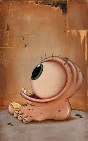 Johan Potma Takes On Possibly The Fastest Growing Issue In The Modern Era Armed With One Of The Most Traditional Form Alien Art Cute Fantasy Creatures Cute Art