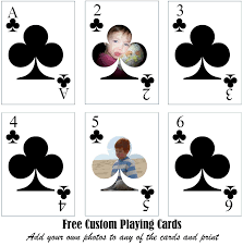 Create your own customized playing cards from zazzle today! Free Printable Custom Playing Cards Add Your Photo And Or Text