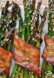 Asparagus In Bacon Airfryer Recipe Recipe Asparagus Recipe Bacon Wrapped Asparagus Recipes