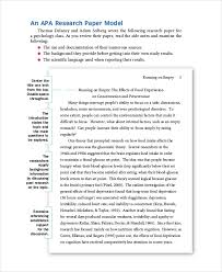 Apa style, developed by the american psychological association, is becoming a lot more common. 8 Apa Format Examples Free Premium Templates