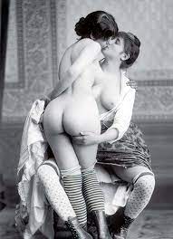 1920's Era Lesbian Nude Study-french Postcard Style-black - Etsy