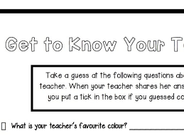 The nba is the most important season of basketball, we covered all important quiz questions. Get To Know Your Teacher Quiz Teaching Resources