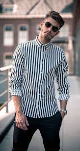Black And White Vertical Striped Shirt Outfit 17 Vertical Striped Shirts You Should Definitely Own Right Now Vertical Striped Shirt Outfit Black Striped Shirt Outfit Vertical Striped Shirt