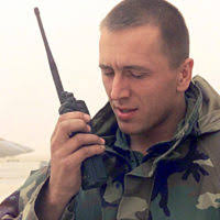 Cmdr. Bob Barwis, Commanding Officer, USS Bulkeley (DDG 84), welcomes Capt.  Thomas H. Copeman, Commodore, Destroyer Squadron Twenty Eight (DESRON 28). 
