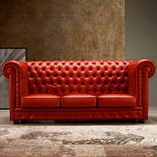 Our old english chester leather sofa is a style dream for bookworms and living room enthusiasts. Chester Sofa Leather Chesterfield Sofa Red Viterbo