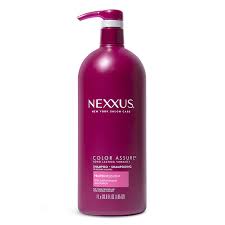 The shampoo contains ingredients like green tea, jojoba and sage along with oat soy and wheat that help to replenish and strengthen the hair. Amazon Com Nexxus Color Assure Sulfate Free Shampoo For Color Treated Hair With Proteinfusion For Enhanced Color Vibrancy Silicone Free Shampoo With Pump 33 8 Oz Hair Shampoos Beauty