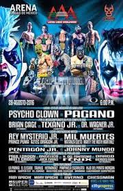 The mexican wrestling promotion aaa debuted an evil clown group in 2007. Triplemania Xxiv Wikipedia