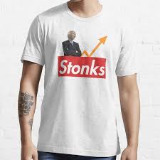 Supreme meme grey melange hoodie. Stonks Supreme Essential T Shirt Meme Shirt T Shirt Supreme Shirt