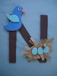 Birds That Start With The Letter N Play And Learn With Dana Alphabetcraft Alphabet Preschool Letter N Crafts Letter A Crafts