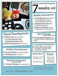 7 Weeks Old Early Learning Program Baby Development Activities Early Learning Baby Learning Activities
