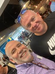 Always nice to have an unexpected reunion with a previous coworker/boss.…