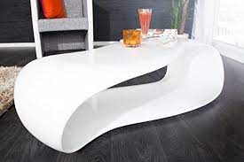 Das zusammenspiel aus metall glas und holzelementen sorgt in jedem wohnzimmer für ein modernes flair. Dunord Design Couchtisch Sofatisch Gravity Weiss 110cm Hochglanz Modern Fiberglas Design Lounge Tisch Wohnz Coffee Table Sofa Table Design Coffee Table Design