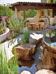 Phoenix Home And Garden Design Arizona 2014 Desert Landscaping Backyard Spanish Backyard Arizona Backyard