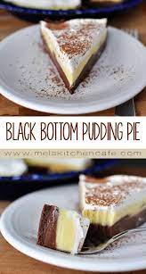Black Bottom Pudding Pie Recipe Pudding Pies Eat Dessert Desserts