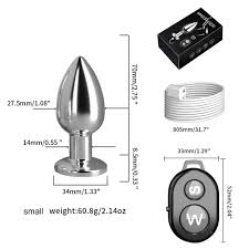 Intimate™ 10 Speeds Anal Plug Vibrator For Men Gay Wireless Remote ...