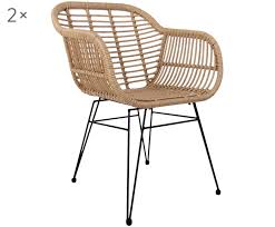 Polyrattan Armlehnstuhle Costa 2 Stuck Stuhle Stuhle Gunstig Rattan Sessel