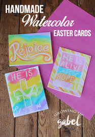 Mar 19, 2020 · show mom how much you love her this mother's day with one of our easy homemade mother's day cards. Easy Handmade Easter Cards With Watercolors