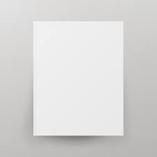 Blank Cover Isolated Vector Illustration Isolated On Gray Background Empty White Mock Up Template For Design Cover Blank White Png And Vector With Transpare