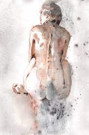 Artistieke ilustratie | Erotic Art watercolor | Europosters